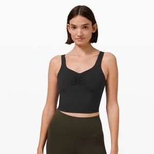 Lululemon Align Tank *Gathered-Front BLK 6 - NWT